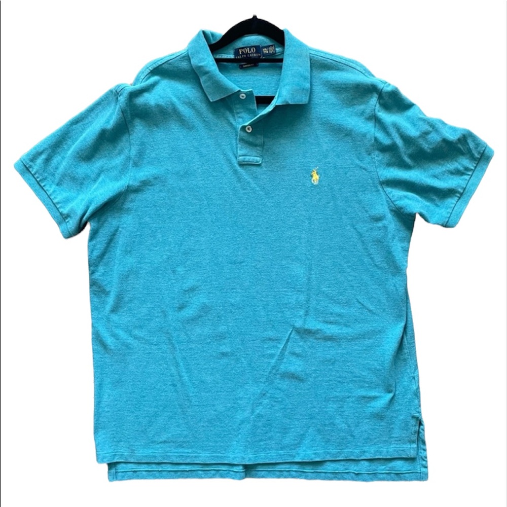 Polo by Ralph Lauren XXL Teal Mesh Shirt.